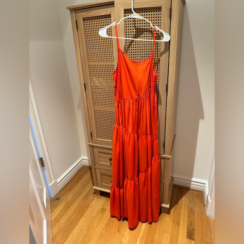 Coral swim coverup